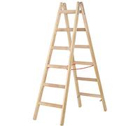 Escabeau bois double de 2 x 4 marches