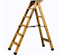 Centaure - Escabeau Lyonnais bois 5 marches + tablette