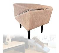 Escabeau Convertible 2 en 1 en Bois pour Chien,Rampe D'accès Pliable et Antidérapante pour Chiens âgés et Blessés pour Accéder Au Lit et Au Canapé,Kaki