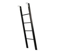 Escabeau de lit réglable noir robuste pour remorques de camion 114,3 cm/127 cm/149,7 cm/149,9 cm, durable, portable, accès facile pour camions et remorques