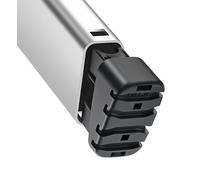 Escabeau de sécurité pliable en aluminium 3 marches larges Hailo L100