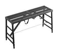 Escabeau d'échafaudage Robuste et antidérapant - Plateforme d'échafaudage Portable avec Structure en Maille pour Une stabilité Accrue et Un Travail en Hauteur en Toute sécurité - I