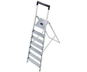 Escabeau Domestique Pliable en Aluminium 7 marches Ultra léger Hailo L40