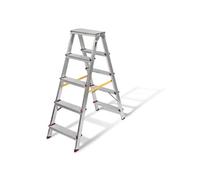 Escabeau en aluminium 2 X 5 marches Charge 150 kg Hauteur 1,14 m