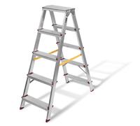 Escabeau en aluminium 2 X 5 marches Charge 150 kg Hauteur 1,14 m