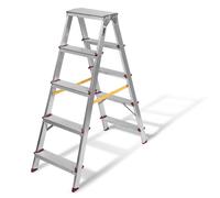Escabeau en aluminium 2 X 5 marches Charge 150 kg Hauteur 1,14 m