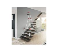 Escabeau en aluminium 4 marches Larges L100 + Plateforme TP1