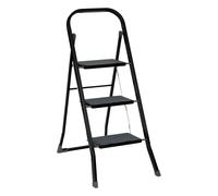 Escabeau en Métal "3 Marches" 105cm Noir