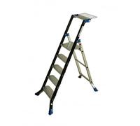 Escabeau ESCALUX V21015 Escabati 5 marches H 3M11 spécial bati-matériaux gros travaux