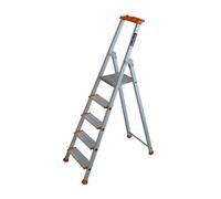 Escabeau ESCALUX V22475 Professionnel Confort Batilux X460 Anodise 5 Marches H 3M09