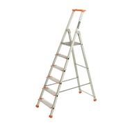 Escabeau ESCALUX V22476 Professionnel Confort Batilux X460 Anodise 6 Marches H 3M31