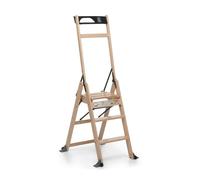 Escabeau - Foppapedretti - Lascala 3.0 - Pliable - 3 marches - Bois massif verni