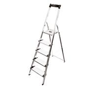 Escabeau HAILO XL20 5 marches avec tablette porte-outils