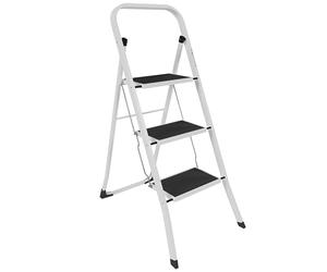 Escabeau Home Vida à 3 marches - pliable, portable, en acier ultra solide et multicolore
