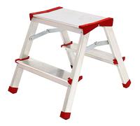 Escabeau / Marche-pied Aluminium 2 marches Portée max 125 kg BRIXO