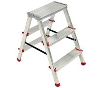 TABOURET ÉCHELLE ALUMINIUM STEP UP TIPTAP3 125KG DOUBLE MONTÉE