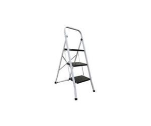 escabeau marchepied 3 niveaux pliant en acier max 150kg (46x71x113,5cm)