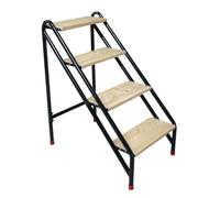 escabeau marchepied Escalier de Piscine Pliable, Tabouret à Double Usage, Plateforme Haute for bibliothèque, Grenier, Bureau, Maison Petit(Four Step)
