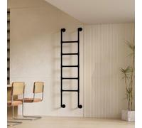 Escabeau mural en métal - 2 m et 3 m de hauteur pour la maison, le grenier et les lits superposés - Échelle d'entrée et de sortie durable pour un accès facile aux greniers et sous-sols