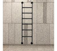 Escabeau mural réglable de 1 à 3 m - Accès aux lits superposés et sous-sol et fenêtre - Solution de montée droite universelle