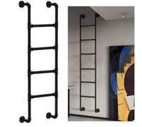 Escabeau Mural Robuste en métal pour Maison, loft, sous-Sol, fenêtre, puits, Sortie de Secours, capacité de 150 kg, idéal pour dortoir, Ferme, bibliothèque, lit, terrasse, Camping-