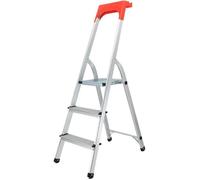 Escabeau pliable 3 marches Marchepied léger en aluminium 150 kg 55 cm Safetool