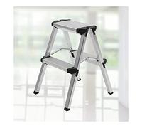 Escabeau pliable double face en aluminium robuste pour la maison et le bureau