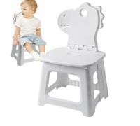 Escabeau Pliable pour - Bunny Dinosaur Escabeau avec Support De Dos, Chaise De Douche Et Tabouret Compact | Meubles Pratiques pour Intérieur Et Extérieur, Meubles Multifonctionnels, Scandier