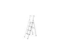 Escabeau pliant 4 marches - blanc