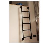 Escabeau pour lit mezzanine et camping-car - 204 cm - Noir - Sûr - Pour lits superposés, escaliers intérieurs pour une escalade facile - Parfait pour économiser de l'espace