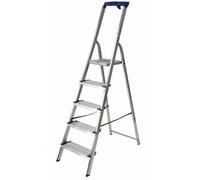 Escabeau Professionnel FACAL Grandes MARCHES DE 120MM - 6 marches - Hauteur de Travail 3,17m - GM6M