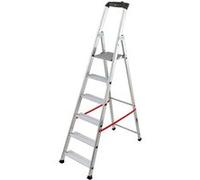 Escabeau et Marchepied Hailo Escabeau professionnel pliable en aluminium 6 marches larges Alu Pro