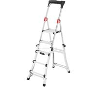 Escabeau Professionnel télescopique 3m adapté aux escaliers Hailo TL100