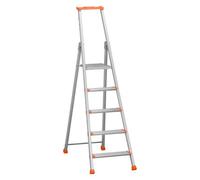Escabeau ESCALUX V22475 Professionnel Confort Batilux X460 Anodise 5 Marches H 3M09