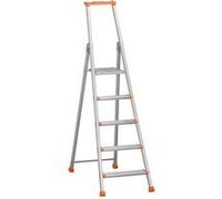 Escabeau ESCALUX V22475 Professionnel Confort Batilux X460 Anodise 5 Marches H 3M09