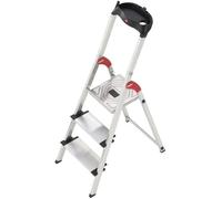 Escabeau sécurisé Pliable en Aluminium 3 marches Extra Larges Hailo ProfiStep XXL