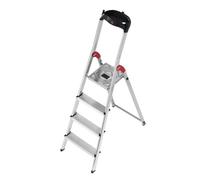 Escabeau sécurisé Pliable en Aluminium 4 marches Ultra léger Hailo L60