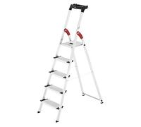 Escabeau sécurisé Pliable en Aluminium 5 marches Ultra léger Hailo L60
