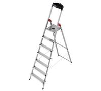 Escabeau sécurisé Pliable en Aluminium 7 marches Ultra léger Hailo L60