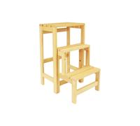 Escabeau tabouret transformable 2 marches + tablette