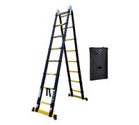 Escabeau télescopique WOERTHER Grafitek ES-380DB-G-B - 1,9m à 3,8m - avec housse