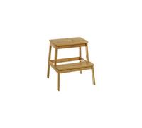 Escabeau - WADIGA - 2 Marches - Bambou - Hauteur 47cm - Marron