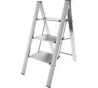 Escabello tabouret à 3 marches en aluminium noir LEONARDO 3 COLOMBO