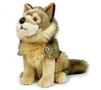 Escada Peluche loup assis 28 cm de haut