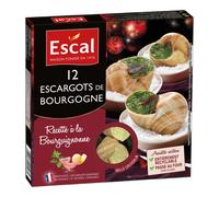 ESCAL 12 escargots à la Bourguignonne belle grosseur - 89 g