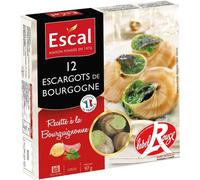 ESCAL 12 Escargots Label Rouge à la Bourguignonne, gros - 97 g