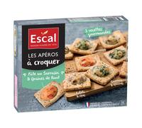 ESCAL Apéritifs à croquer au sarrasin et graines de pavot - 22 pièces / 250 g