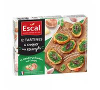 ESCAL Tartines à croquer aux escargots - 12 pièces / 150 g