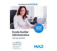 Escala Auxiliar Administrativa de la Universidad de Alcalá. Test del temario