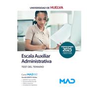 Escala Auxiliar Administrativa de la Universidad de Huelva. Test del temario